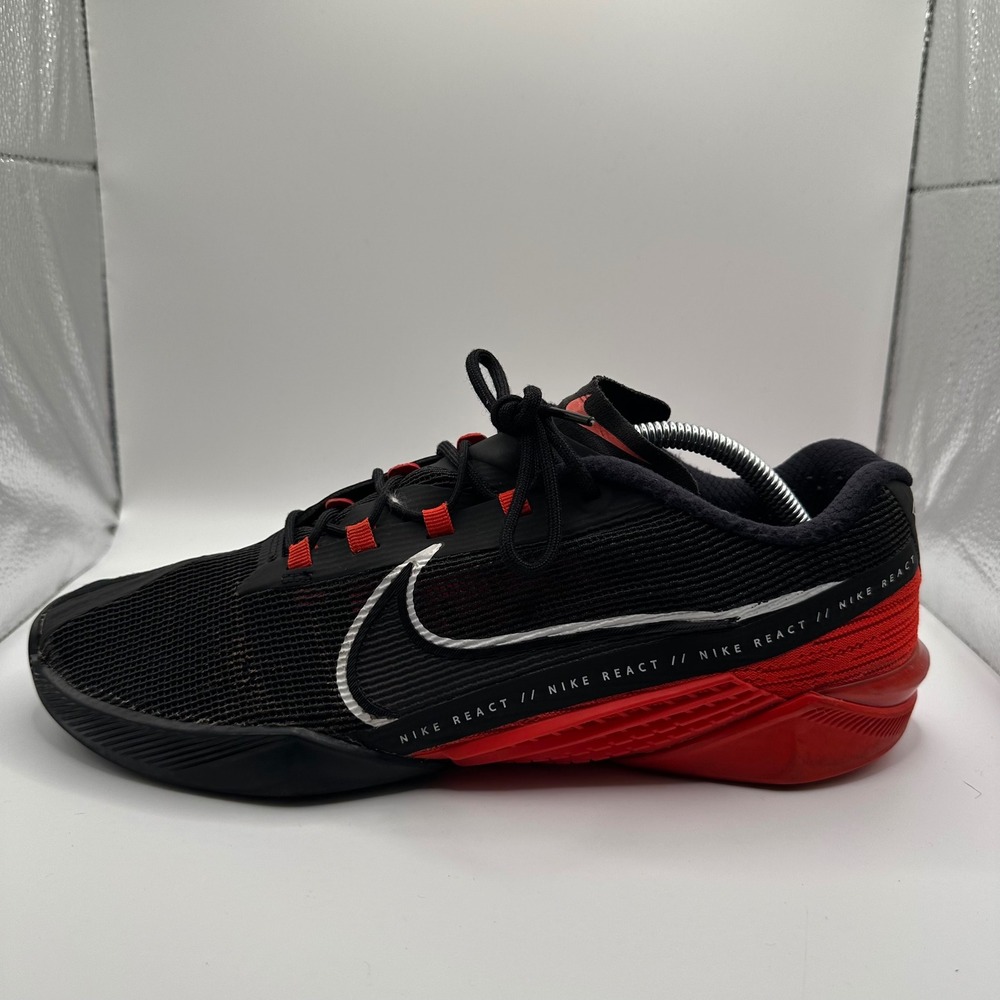Nike Metcon 6 Training Shoes Mens 11.5 Black Crimson Good React CT1243-006